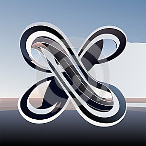 Infinity symbol. Vector illustration for your graphic design. Vector illustration. generative AI