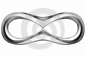 an infinity symbol on a white background