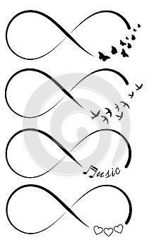 Infinity symbols photo