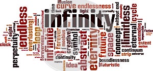 Infinity word cloud