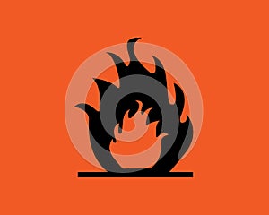 Inflammable symbol