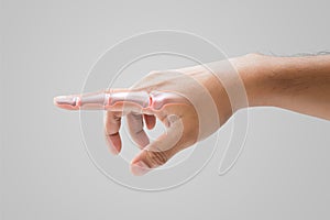 Inflammation of forefinger bone