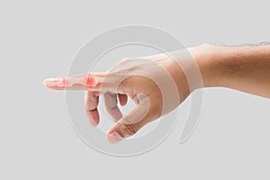 Inflammation of Forefinger bone