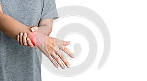 Inflammation the muscles and bones of the arm