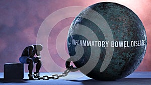 Inflammatory bowel disease - a metaphor showing human struggle with Inflammatory bowel disease