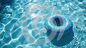 The Inflatable Donut Float. AI generated