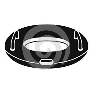 Inflatable ring icon, simple style