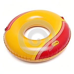Inflatable swim ring