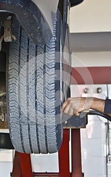 Inflate tires