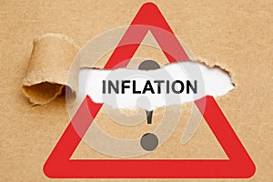 Inflation Attention Road Sign Concept