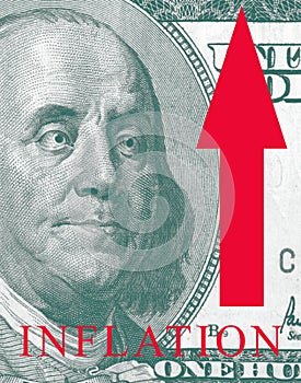 Inflation Collage, Ben Franklin surprised eyes