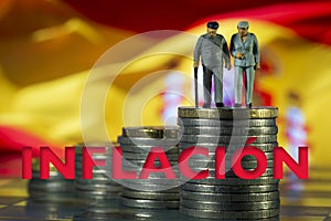 Inflation and effect on pensions Inflacion y pensiones Spain photo