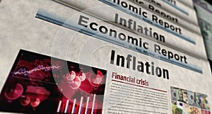 Inflation newspaper printing media