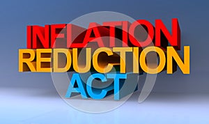 Inflation reduction act on blue