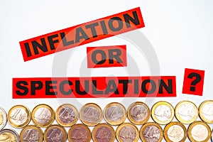 Inflation or speculation?