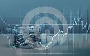 Inflation, tax, cash flow and financial concept. focused on decreasing value of money in post-covid. Inflation, hyperinflation.