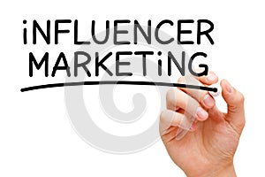 Influencer Marketing Black Marker photo