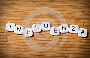 Influenza concept