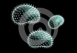 Influenza virus photo