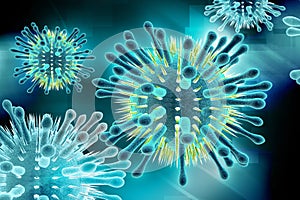 Influenza virus photo