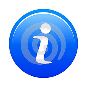 Info icon symbol button