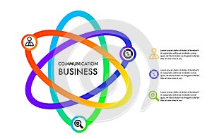 Infographic showing three steps