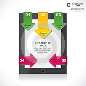 Info-graphic tablet