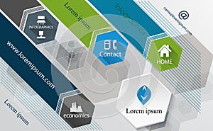 Info graphic technology design template-poster template, brochure.