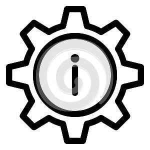 Info, information Isolated Vector icon which can easily modify or edit