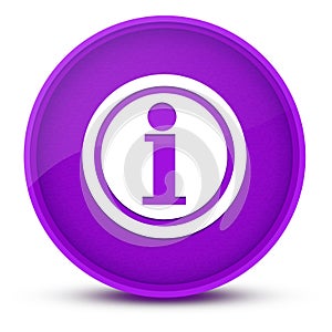 Info luxurious glossy purple round button abstract