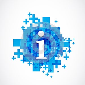 Info positive concept