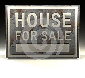 Info Sign house for sale