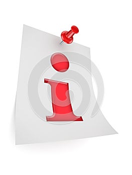 Info symbol icon.