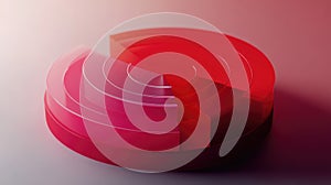 infodesign spiraling pie chart