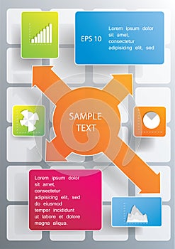 Infographic Abstract figure