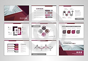 Infographic brochure elements