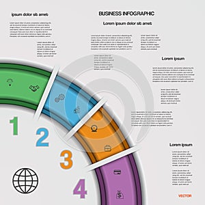Infographic business process or workflow for Your project.