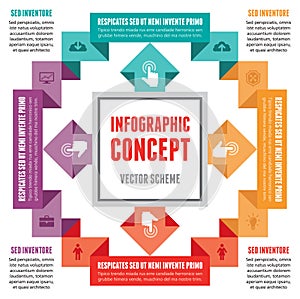 Infographic Concept - Abstract Vector Scheme