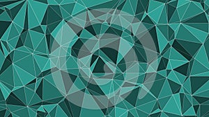 Infographic connected vector triangle shapes