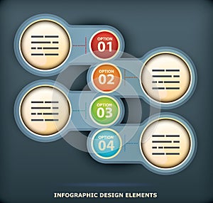 Infographic design element