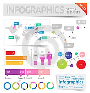 Infographic design elements