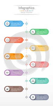 Infographic design elements for your business data with 10 options.