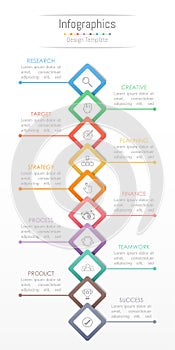 Infographic design elements for your business data with 10 options.