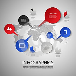 Infographic Design - Map and Icons