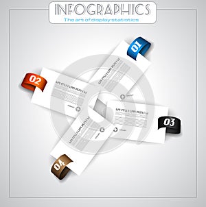 Infographic design - original geometrics