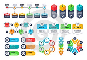 Infographic design template. Bestselling business infographics diagrams, charts and banners, vector corporate layout