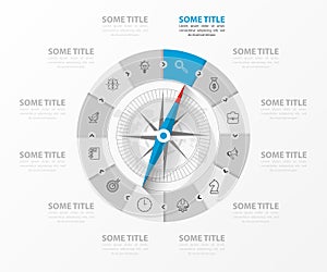 Infographic design template. Creative concept with 12 steps