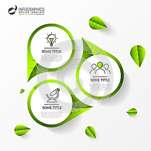 Infographic design template. Creative concept with 3 steps