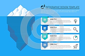 Infographic design template. Creative concept with 4 steps