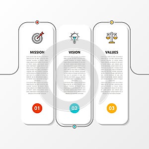 Infographic design template. Creative concept with 3 steps